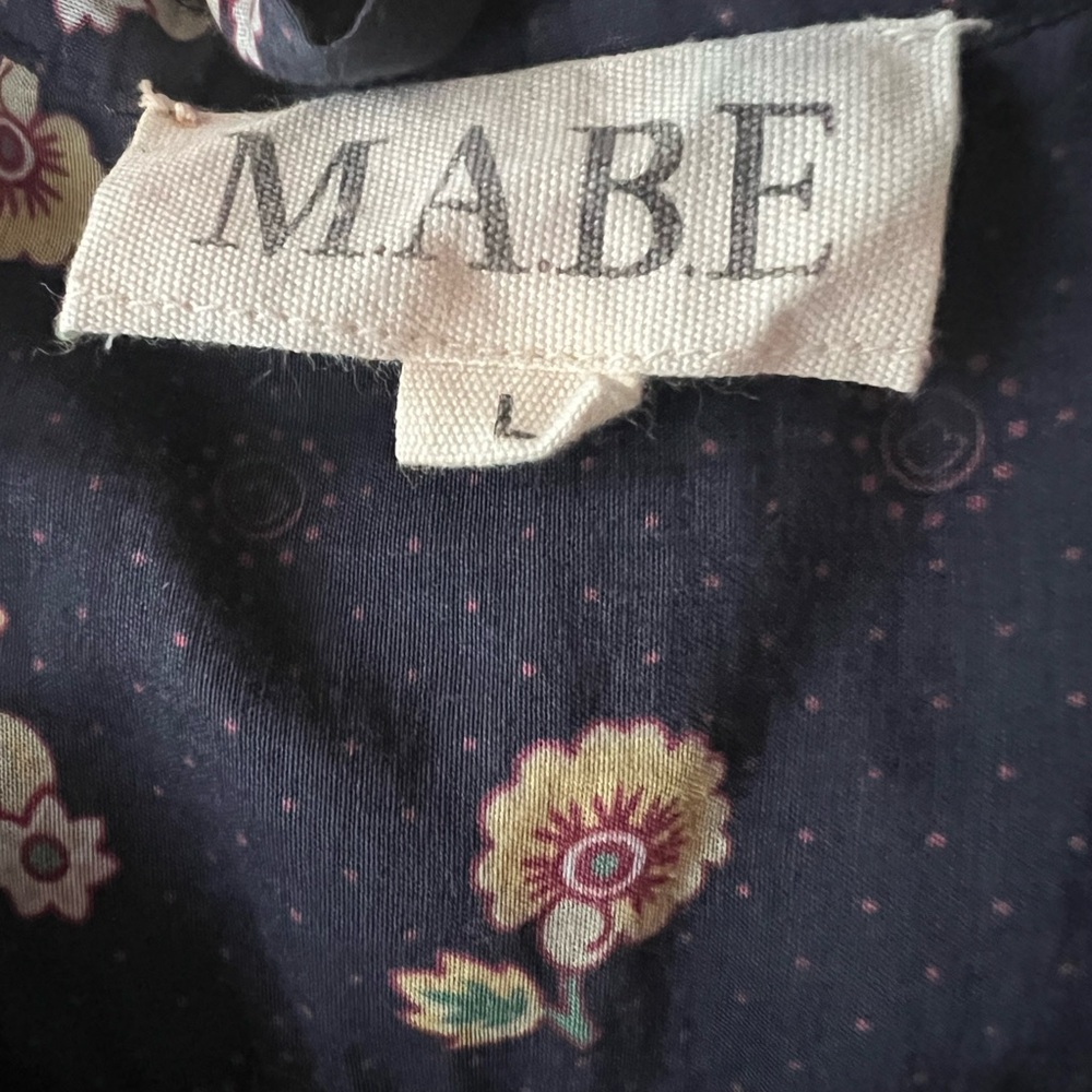 Chic Floral Women's Blouse - Black - Picture 3 of 3